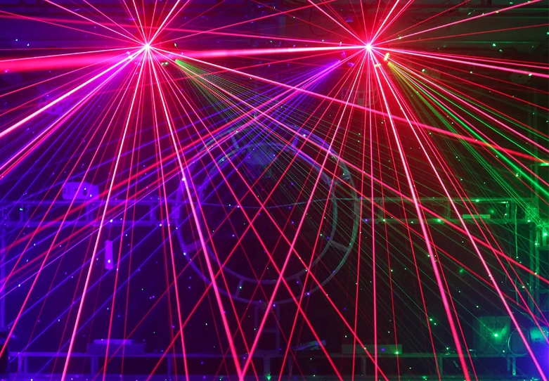 LED三叉戟摇头灯:舞台上的光影魔术师