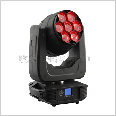 7颗×40W-LED变焦摇头染色灯