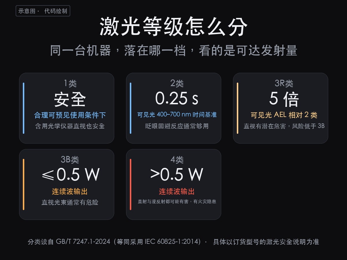 舞台激光灯对人有害吗:先看等级,再看光路(图2)